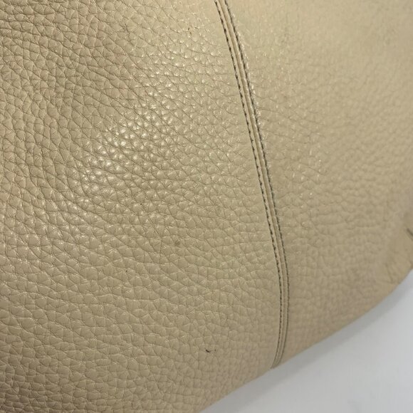 Coach Soho Pleated Pale Yellow Leather Hobo Shoulder Crossbody Bag F13764 w/ Tag - Picture 5 of 12